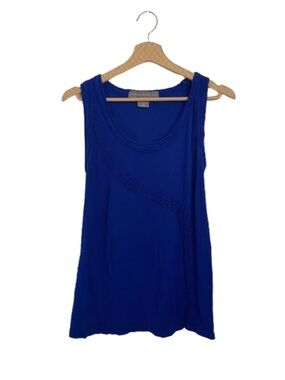 Isabella Rodriguez Cobalt Scoop Neck Tank